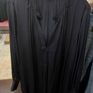 Treasure & Bond Long Sleeve Dress - navy